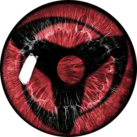 Red Vermelho Sharingan Naruto Sasuke Anime Eyes Olhos - Anime Eye Red Transparent (442x441), Png Download