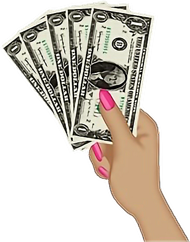 Report Abuse - Stickers Money (376x478), Png Download
