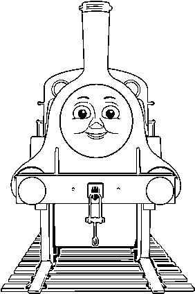 Emily From Thomas And Friends Coloring Page - Cartoon (600x470), Png Download