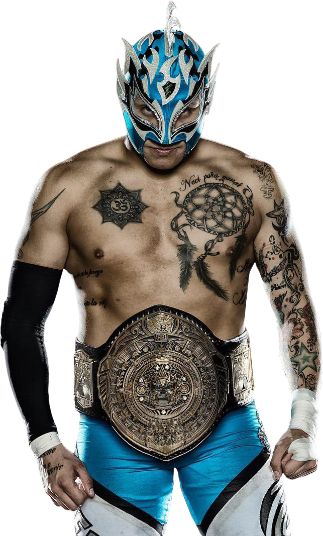 Thanks - Fenix Lucha Underground Champion (643x1067), Png Download