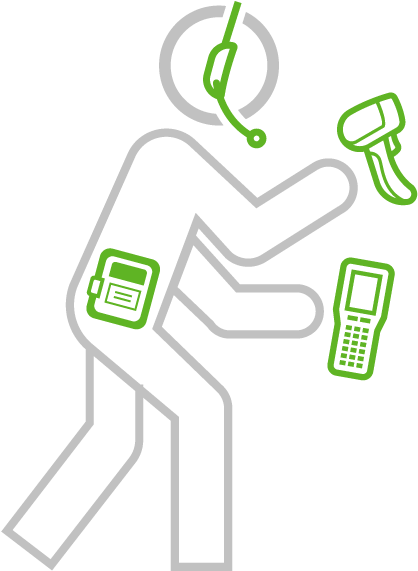 Connected Worker Icon - Graphic Design (740x600), Png Download