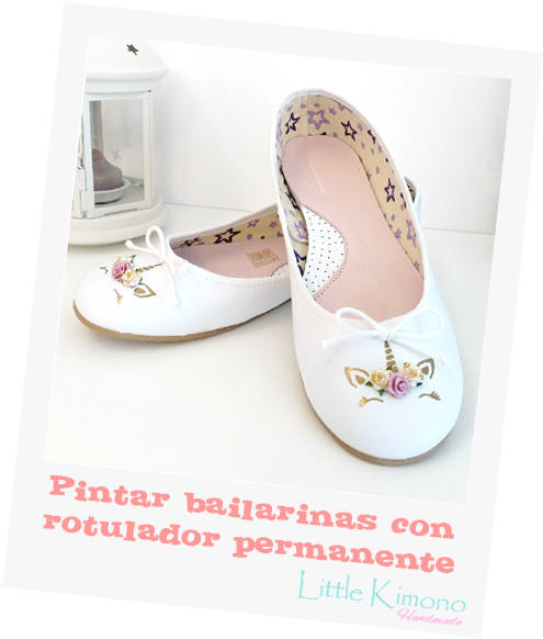 Pintar Bailarinas Con Unicornios - Ballet Flat (630x626), Png Download