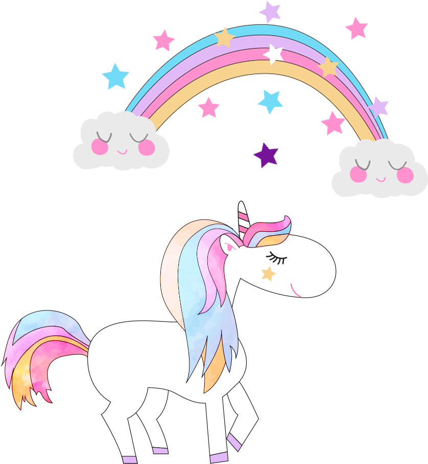 Unicórnios Png - Unicornio Con Frases Para Estampado (883x1024), Png Download