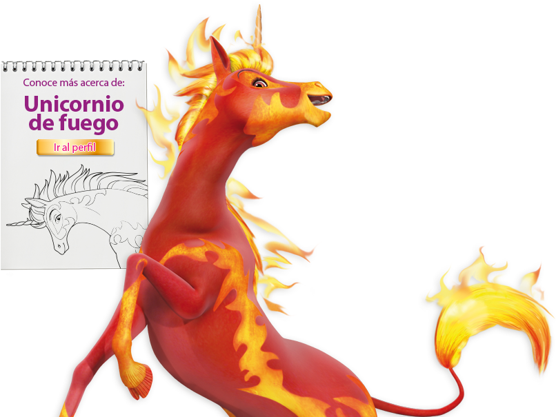 Perfil De Los Unicornios - Mia Et Moi Licorne Du Feu (1024x641), Png Download