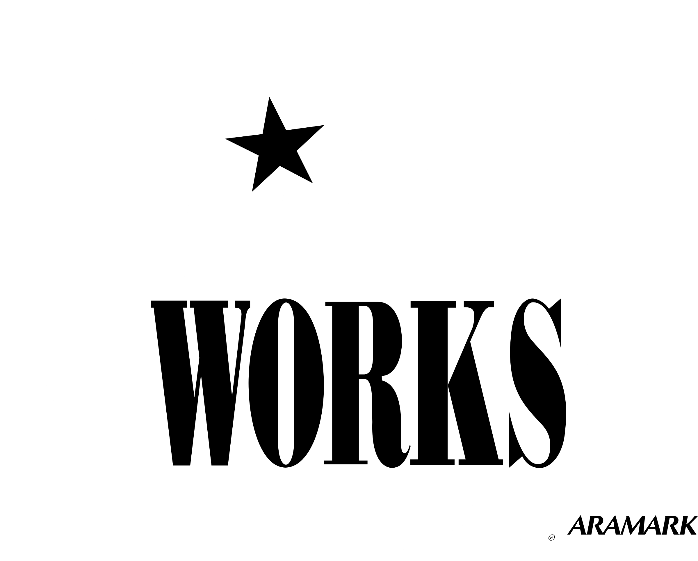 Grille Works Aramark Logo Black And White - Aramark (2400x1929), Png Download