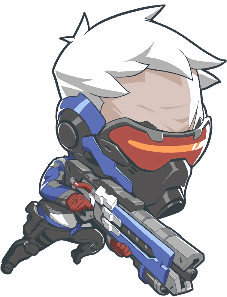 Soldier76 Cutepng - Soldier 76 Overwatch Cute Sprays (1024x1024), Png Download