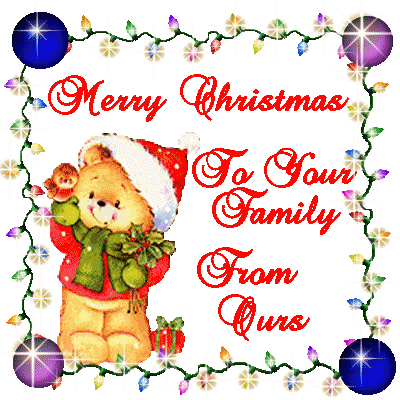 Animated Christmas Greeting Cards - Star Bright Angels Merry Christmas (400x400), Png Download