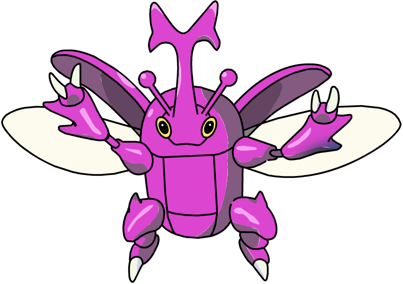 214 Heracross Os Shiny - Shiny Heracross Png (812x573), Png Download