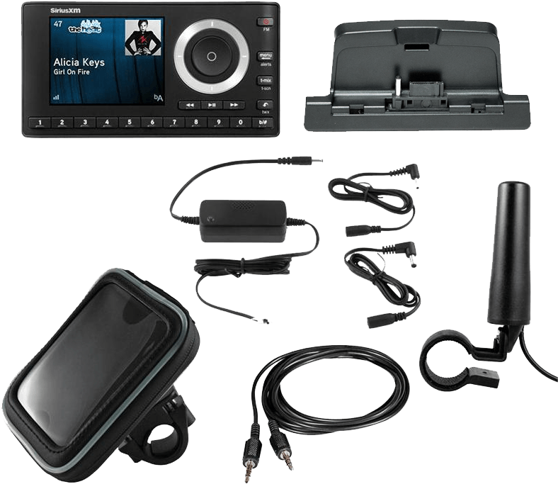 Siriusxm Satellite Radio Motorcycle Kit - Sirius-xm Xpl1h1 Onyx Plus With Home Kit (800x723), Png Download