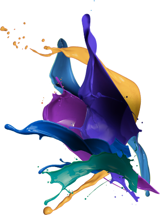 Futura Tintas Futura Tintas - Jogando Balde De Tinta (317x426), Png Download