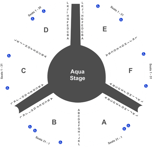 Le Reve Tickets At Le Reve Theater At Wynn Las Vegas - Le Reve Seating Chart Las Vegas (525x520), Png Download