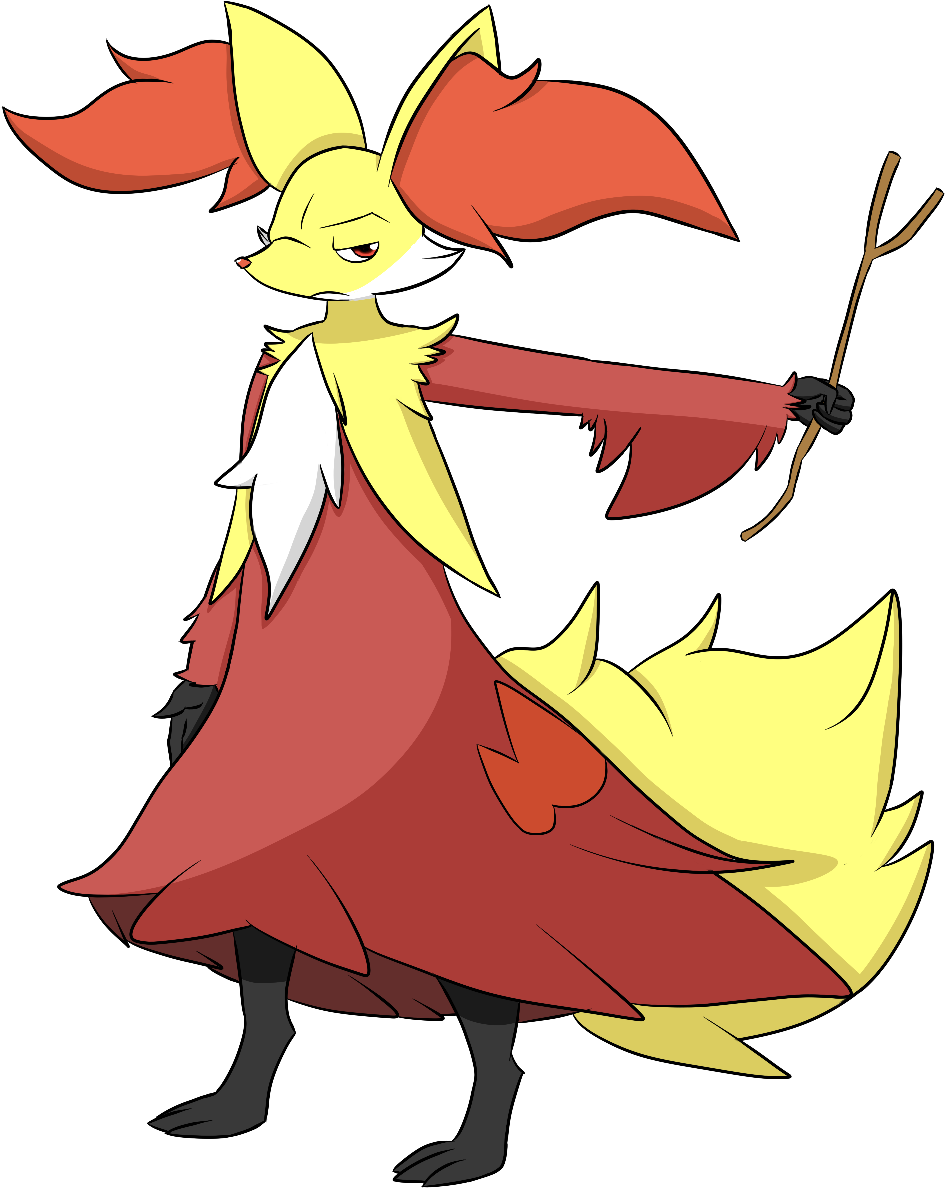 Delphox (2500x2500), Png Download