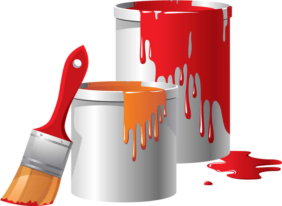 Render Lata De Tinta Exclusivo Design - Paint Bucket (989x724), Png Download