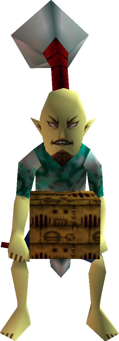 Guru-guru - Guru Guru Legend Of Zelda (382x1093), Png Download