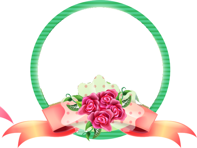 Molduras Redondas - Garden Roses (640x483), Png Download