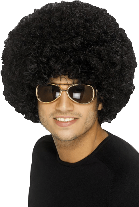 Mega Enorme - Afro Wig (493x737), Png Download