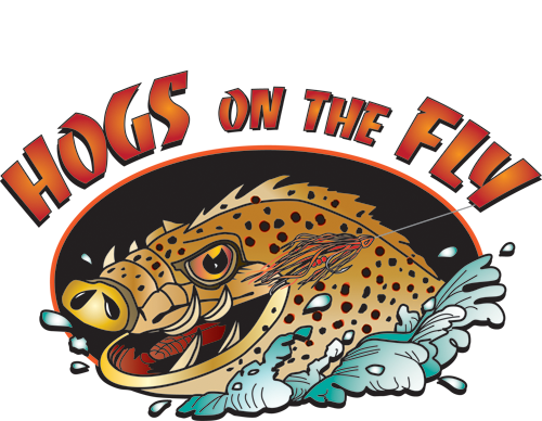 Larry Babin's Hogs On The Fly - Hogs On The Fly (500x388), Png Download