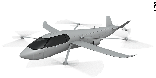 The Flying Car Would Have The Ability To Take-off From - Futuristic Flying Car Png (640x360), Png Download