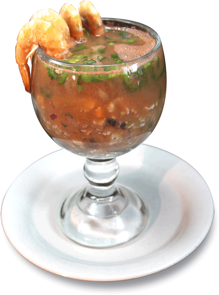 Coctel De Camaron Y Pulpo - Coctel De Pulpo Png (796x1050), Png Download