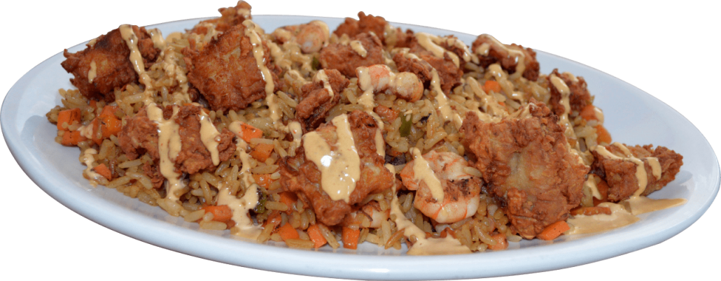Con Pollo - Sisig (1030x402), Png Download