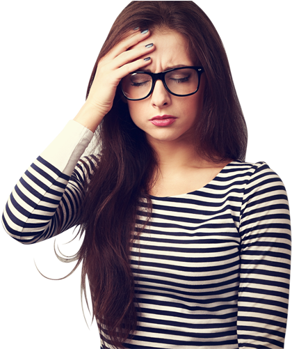 Five Tips To Ease A Headache - Mal De Tête Png (500x500), Png Download