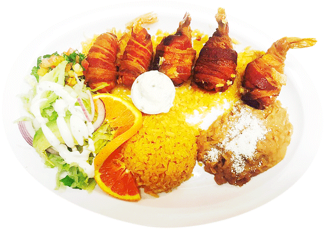 Camarones Costa Azul - Nasi Campur (650x459), Png Download
