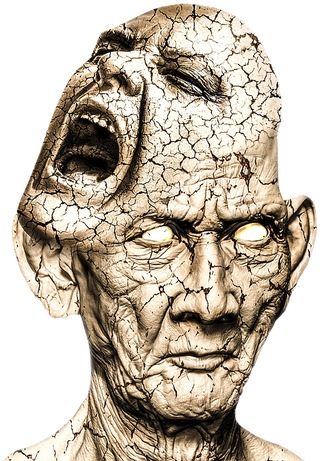 Headache Skull Pain - Skull Pain (344x467), Png Download