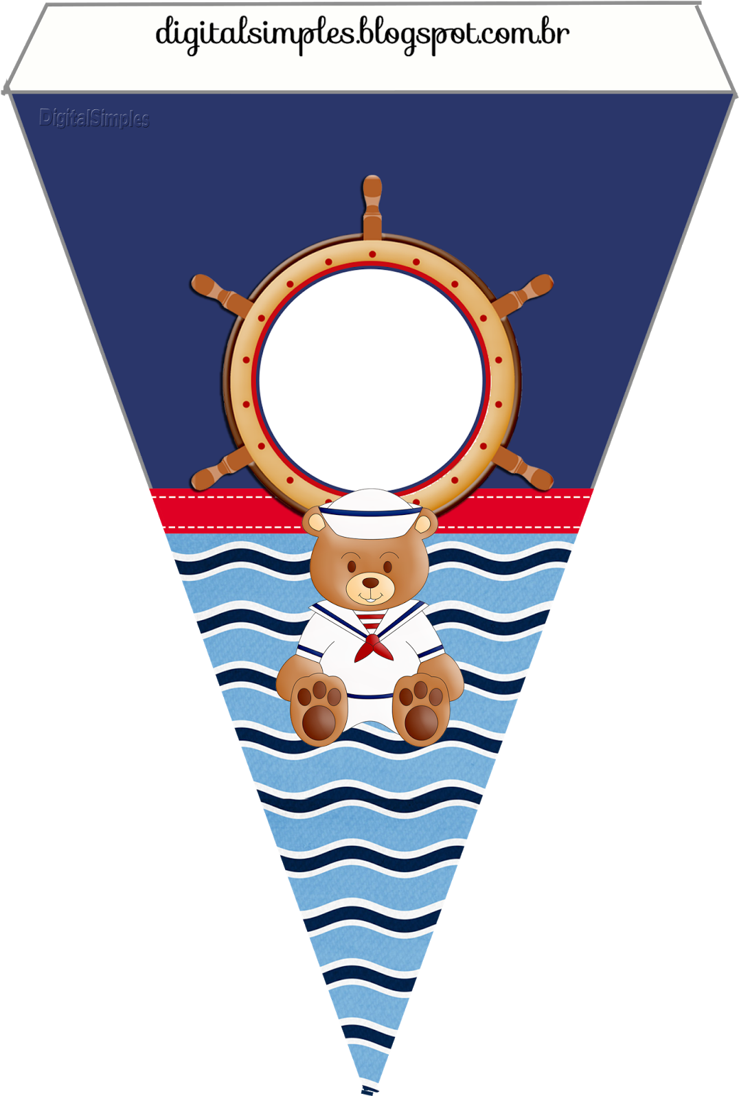 Pin By Μαρια Παπαδοπουλου On Ελένη - Banderines Nauticos Para Imprimir (1120x1600), Png Download