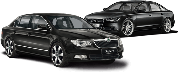 On Your Returning Also Back To Your Car - Škoda Superb (592x250), Png Download