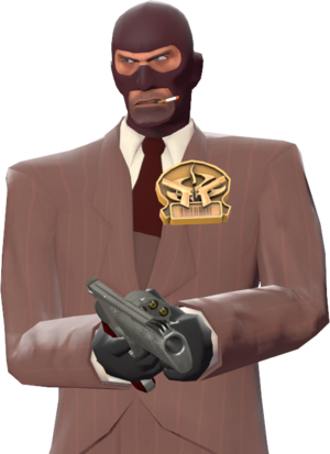 Hitt Mann Badge - Tf2 Photo Badge (300x413), Png Download