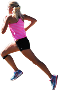 The Phoenix Women's Half Marathon - Women Marathon Clipart Png (401x325), Png Download