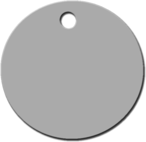 Circulo Rosa Chapa Para Perro Gato Aluminio - Circle (600x600), Png Download