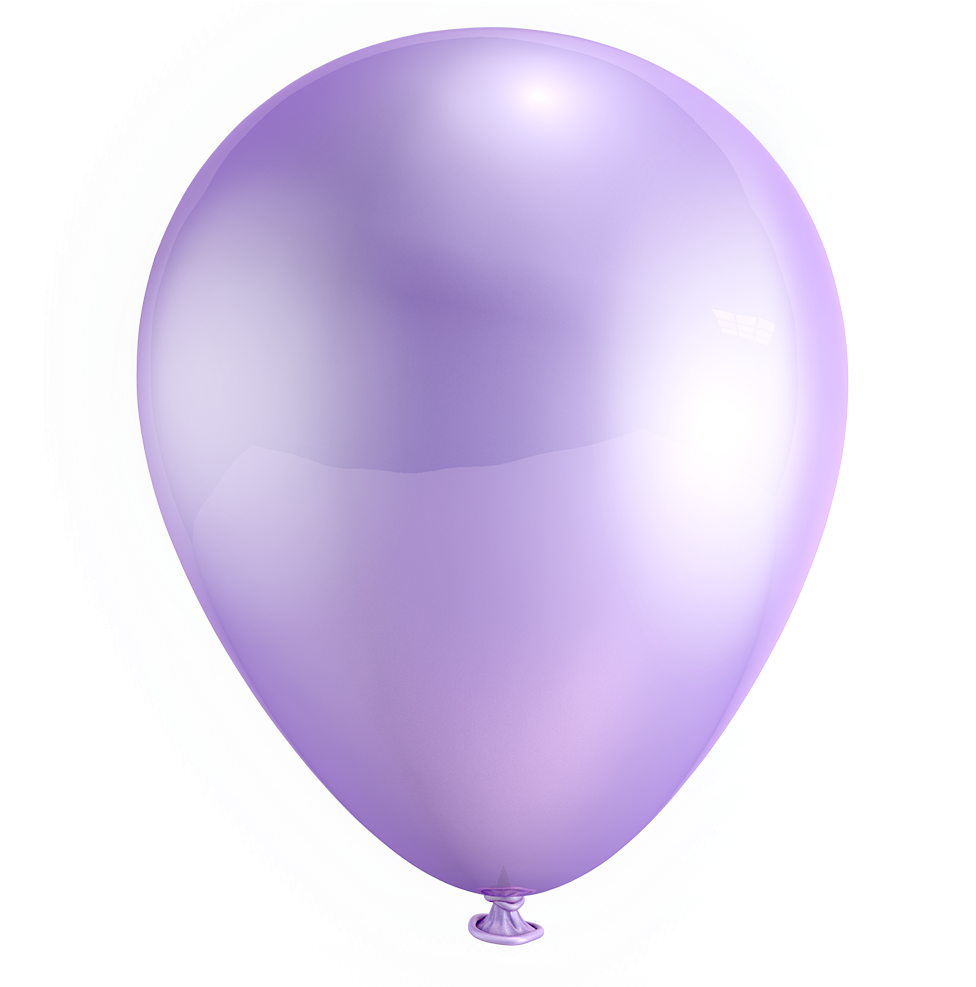 Globo Perla/met No - Balloon (1000x1000), Png Download