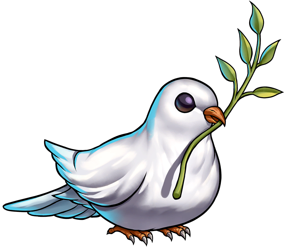 Paloma De La Paz - Peaceful Dove (992x865), Png Download