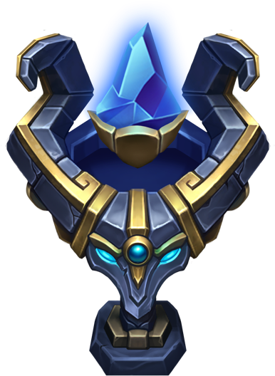 Clash Level 3 Freljord Trophy - Clash Trophy League Of Legends (400x708), Png Download