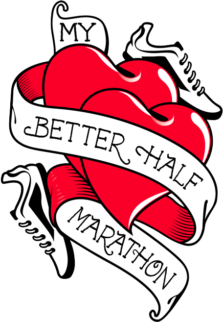 My Better Half Marathon - Valentines Day Marathon (500x704), Png Download