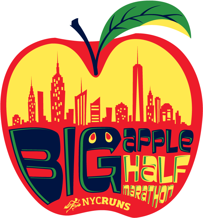 Nycruns Big Apple Half Marathon (800x800), Png Download