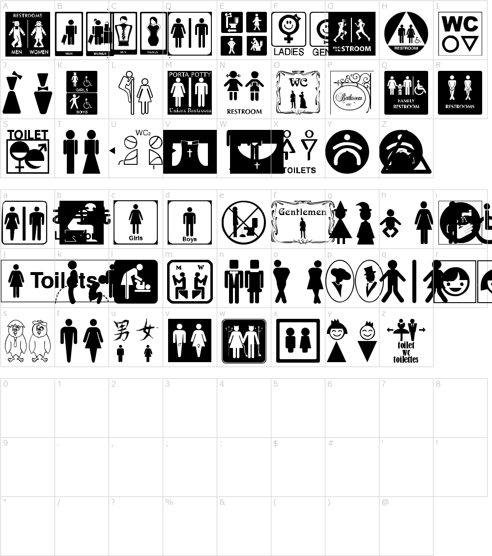 Restroom Signs - Adesivi Per Toilette (1000x1150), Png Download