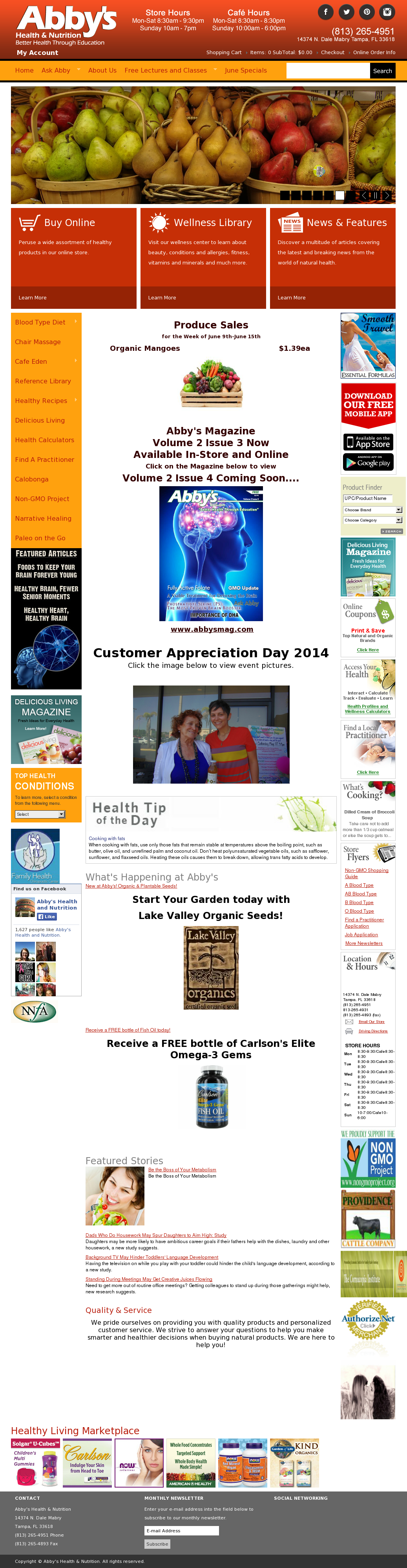 Abby's Health And Nutrition Competitors, Revenue And - Online Advertising (1037x3996), Png Download