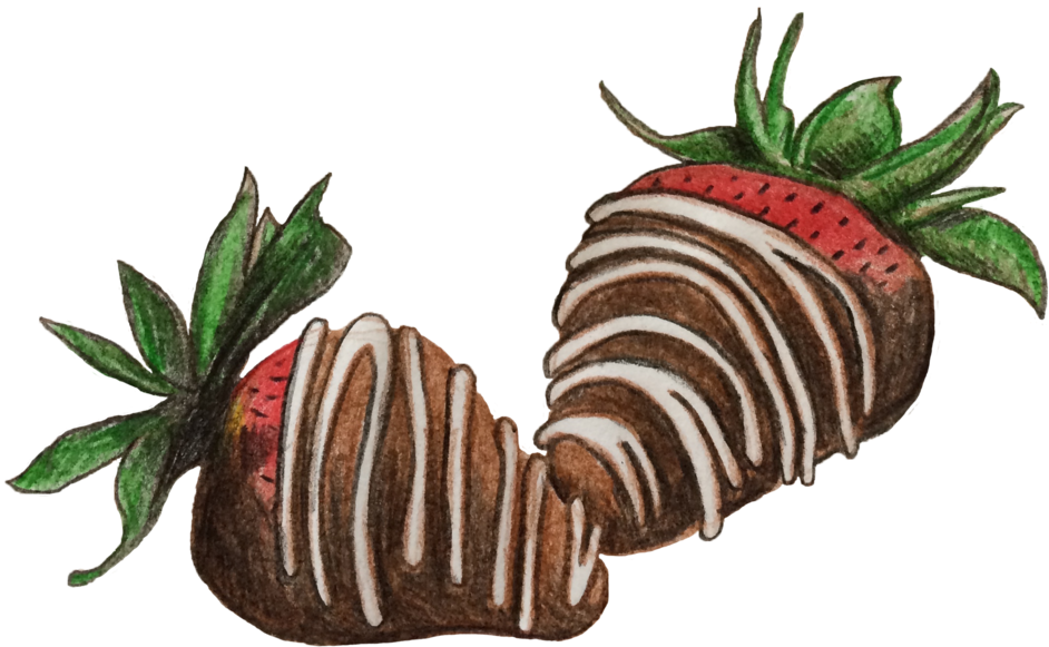 Picture Suggestion For Chocolate Strawberry Png - Chocolate Covered Strawberries Png (1000x629), Png Download