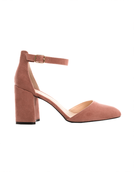 Zapatos De Tacon Grueso - High Heels (450x574), Png Download