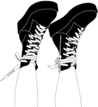 Zapatos Zapatillas Tumblr Sandalias Love Shoes Outlines - Outline Tumblr Iphone (480x472), Png Download