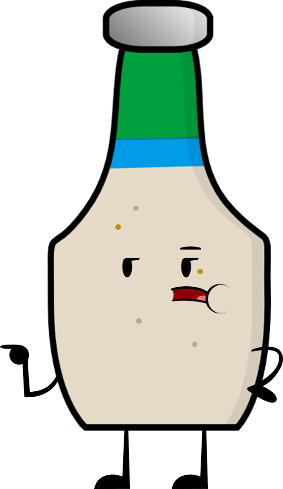 Updated Ranch Dressing Pose - Ranch Dressing (577x996), Png Download