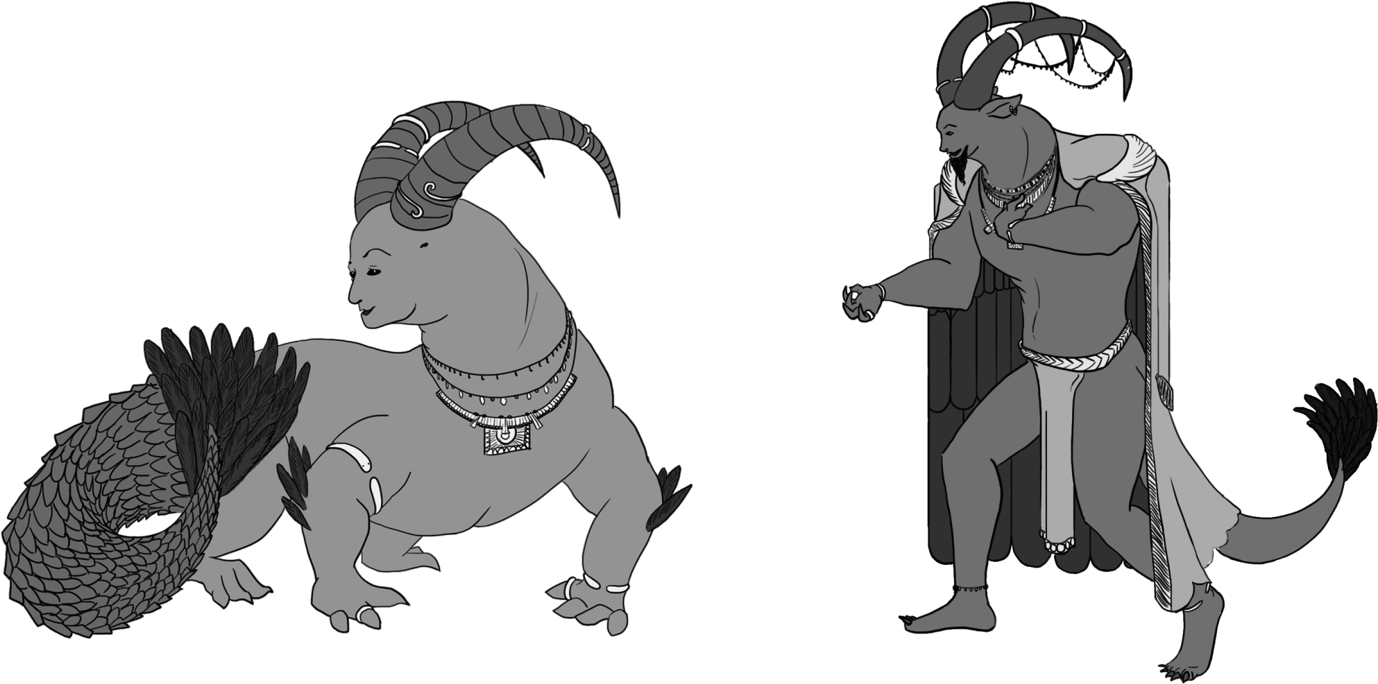 Angra Mainyu Character Concepts, - Illustration (2000x1002), Png Download