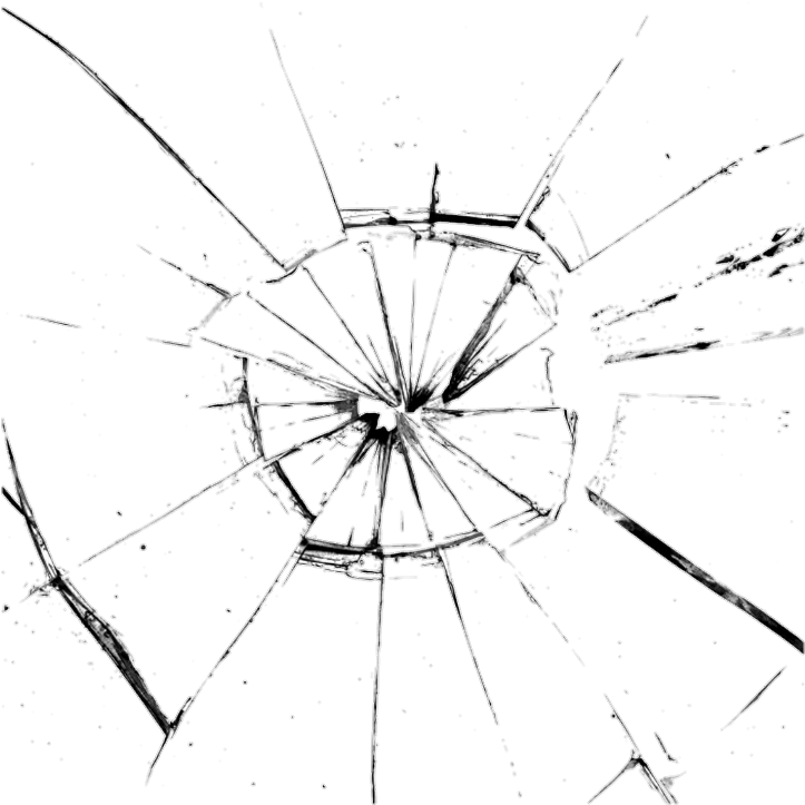 Shattered Glass (768x728), Png Download
