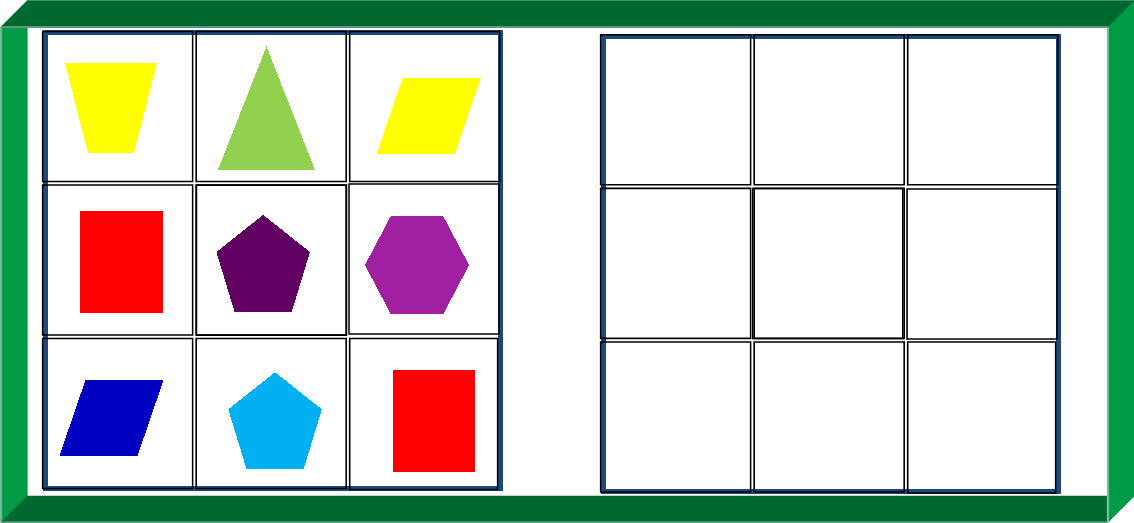 Este Nivel Consta De Un Tablero De 9 Casillas Con 5 - Sudoku Con Figuras Geometricas (1134x523), Png Download