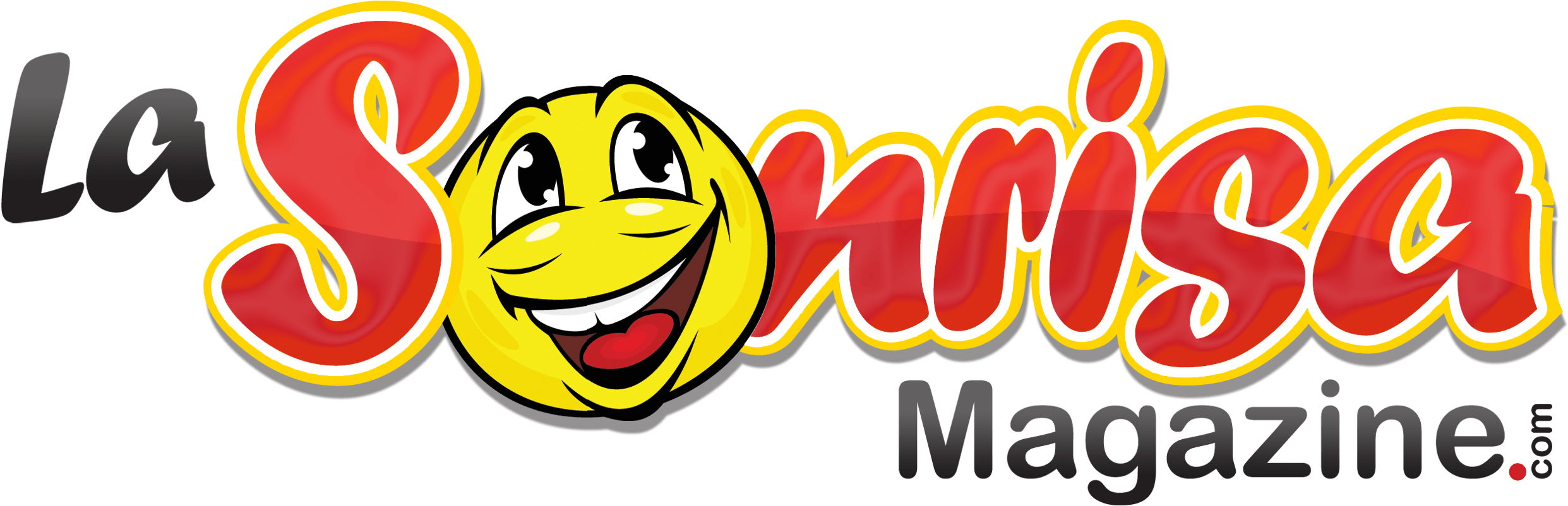 La Sonrisa Magazine - Smiley (2508x847), Png Download