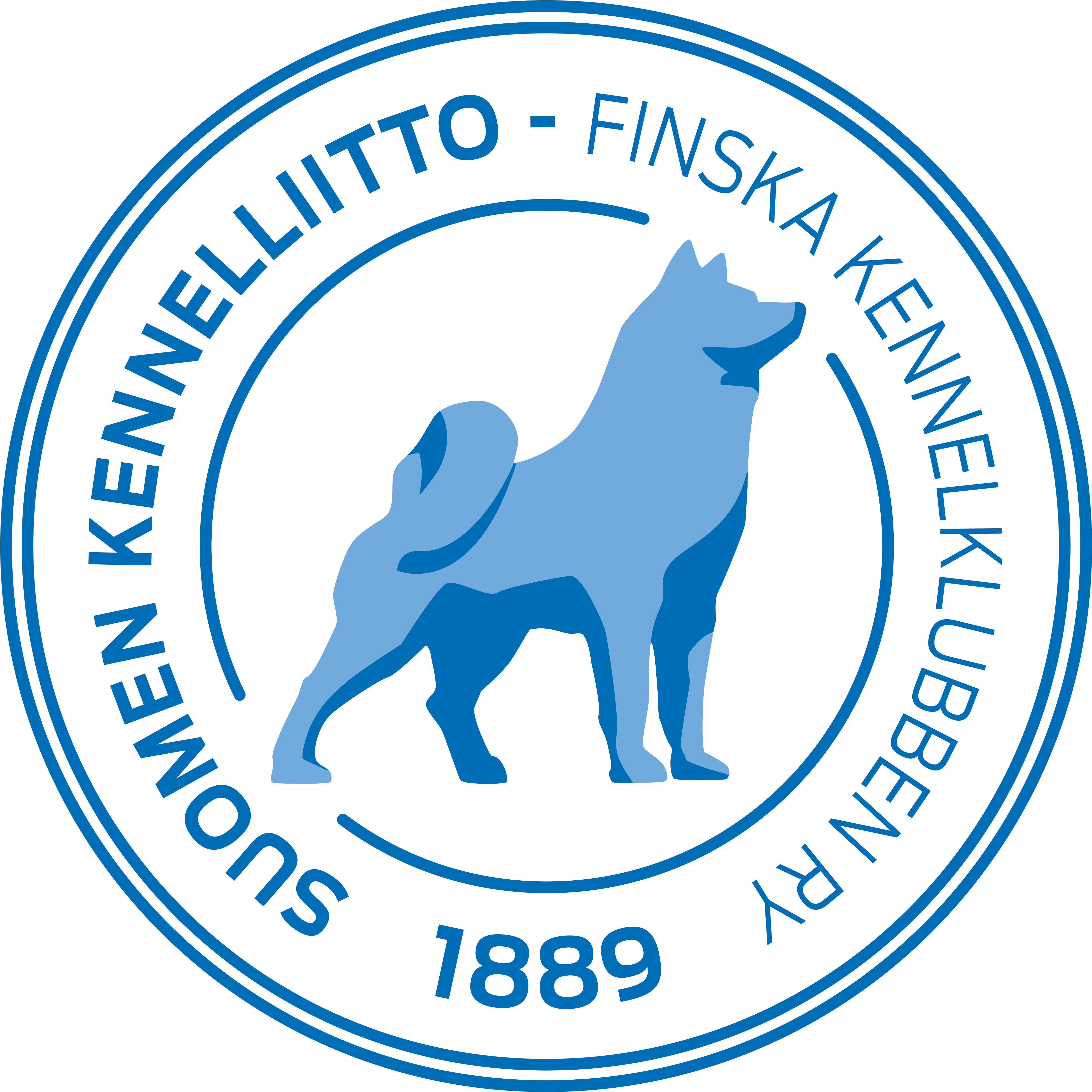 Norwegian Kennel Club - Finnish Kennel Club (750x750), Png Download