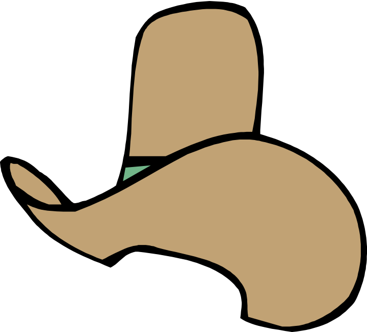 Los Niños Cuentan - Sombrero Vaquero Dibujo Png (720x652), Png Download