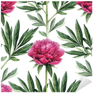 Watercolor Peony Flowers Illustration - Watercolor Painting (400x400), Png Download